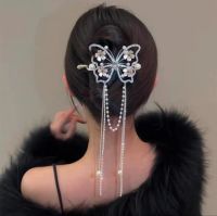 【YF】◎▨  New Fashion Tassel Hairpin Female Word Ponytail Buckle Hair Clip Headwear Accessories