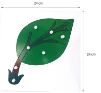 Montessori - แผ่นต่อภาพรูปใบไม้ (Leaf Puzzle)