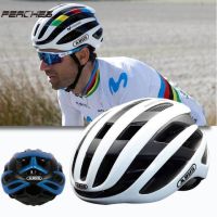 ABUS หมวกกันน็อคขี่จักรยาน Airbreaker EPS หมวกกันน็อคจักรยาน Ultralight Aerodynamic Road Bike Helmet MTB Mobile Star Team