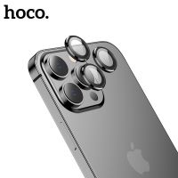 HOCO Metal Camera Lens Ring Protector For iPhone 14 Pro Max Back Len Tempered Glass Dustproof Protective Film For iPhone 14 Plus  Screen Protectors