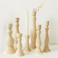 Wooden Candle Holder For Wedding Decorations Candlestick Decorative Candle Stand Party Living Room Home Decor Centerpieces