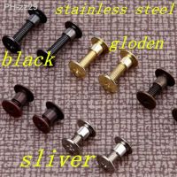 50pcs/lot black gloden sliver steel chicago screw account book screw M5x4/7/13/16mm