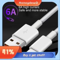 HONEYDEWD Universal Type C 6A สายชาร์จ สายชาร์จดาต้า Super Fast Charging สายดาต้า