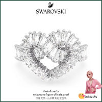 ?Swarovski?Matrix Mix Cut Heart Diamond Ring,S925 แหวนแฟชั่นสตรีเงินสเตอร์ลิง,ของขวัญวันเกิดวันวาเลนไทน์