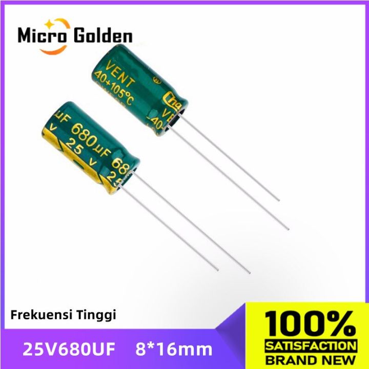 10pcs-aluminum-electrolytic-capacitor-680uf-25v-8-16mm-frekuensi-tinggi-radial-electrolytic-kapasitor-green-25v680uf-8x16mm-electrical-circuitry-parts