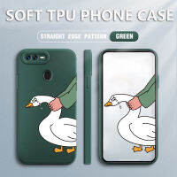 เคส OPPO A12 Case Cartoon Goose Soft TPU สแควร์ซอฟต์ซิลิคอนฟูลเฮาส์ป้องกันการกระแทก ฝาหลังยางกันกระแทก