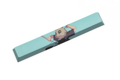 Allover dye subbed Keycap Novelty 6.25u spacebar pbt for custom mechanical keyboard Demon Slayer Kamado Tanjirou Nezuko