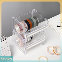 ✨ Konka เครื่องตัดเทปสำหรับจัดเก็บเทป Washi ที่ตัดเทปสำนักงาน