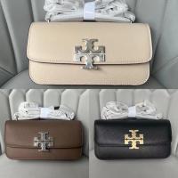 2023 new TORY BURCH TB Eleanor 3 Color Lychee Texture Fashion WomenS Tofu Bag Crossbody Bag