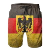 2023 German Flag With The German Eagle Men Surfing Boardshorts