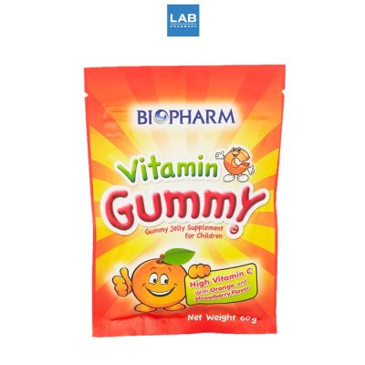 BIOPHARM Vitamin C Gummy 60 g. - ไบโอฟาร์ม วิตามินซี กัมมี่ เยลลี่ผสมวิตามินซี