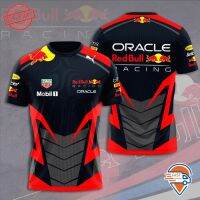 new Red Summer Bull F1 team T-shaped 3D full-print label Huer moil1s-5xl Summer new T-shirt