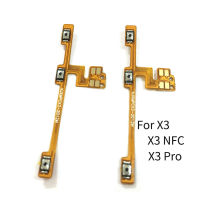 สำหรับ Xiaomi Poco X3 / X3 NFC / X3 Pro / X3 GT Power Volume ปุ่ม FLEX CABLE ด้านข้างสวิทช์ ON OFF ปุ่มควบคุมอะไหล่ซ่อม-hgggfg