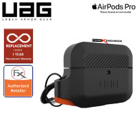 เคสซิลิโคน UAG airpods Pro (สีดำ/ส้ม)