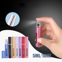 5ml/10ml Mini Portable Travel Refillable Perfume Atomizer Refill Bottle for Spray Scent Pump Case Empty Cosmetic Glass Container Travel Size Bottles C