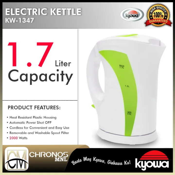 Chronos KYOWA 1.7 Liters Capacity Electric Kettle Quick BoilGreen