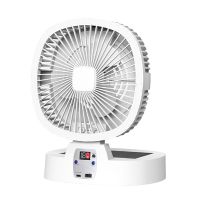 Outdoor Camping Fan Solar Wireless Portable Desktop Electric Fan 3 Speed Ventilador + Remote Control