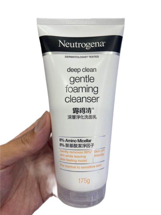 neutrogena-deep-clean-gentle-foaming-cleanser-นูโทรจีนา-ดีพ-คลีน-เจนเทิล-คุชชั่นโฟม-คุมมัน