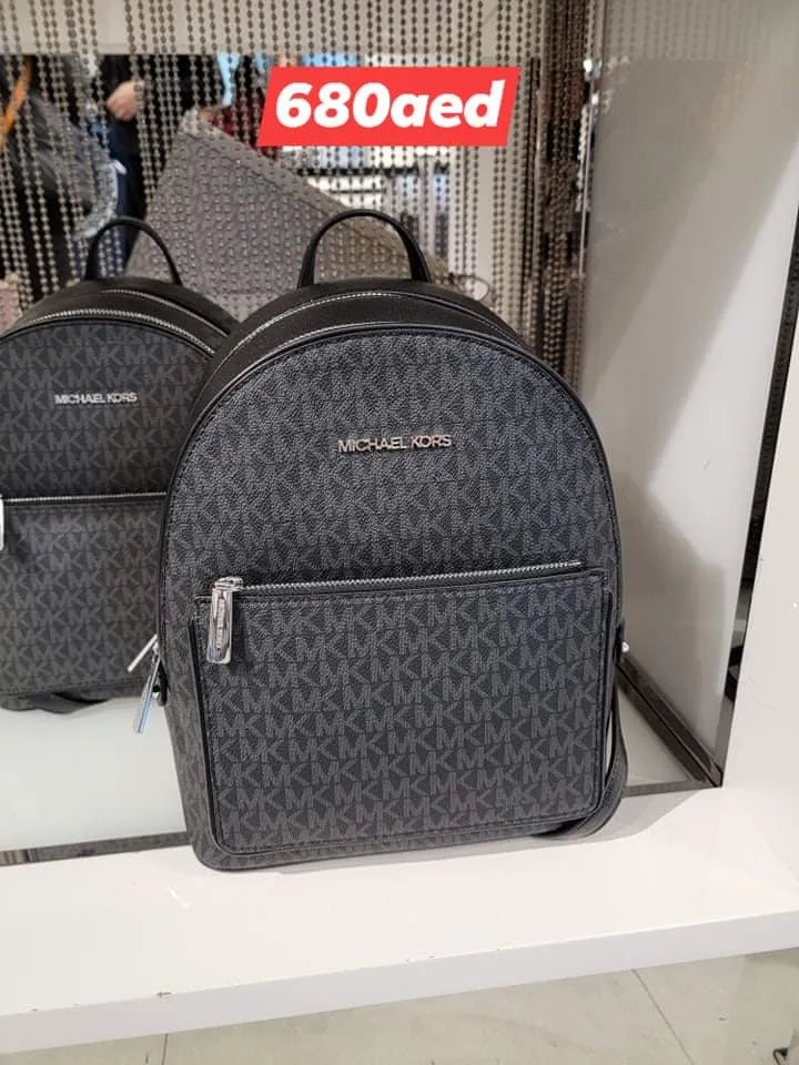 Michael Kors Textured Leather Backpack  Black Backpacks Handbags   MIC227346  The RealReal