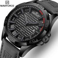 Naviforc 8023 Seiko นาฬิกาข้อมืออะนาล็อก สายหนัง กันกระแทก กันน้ํา แฟชั่นสําหรับผู้ชายTH