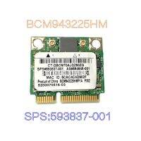 【✴COD✴】 baijiangyong Bcm943225hm8l ใหม่593837-001กว้างคอมครึ่งมินิ Pci-E Bcm943225การ์ด Wifi ไร้สาย4322 Bcm43225