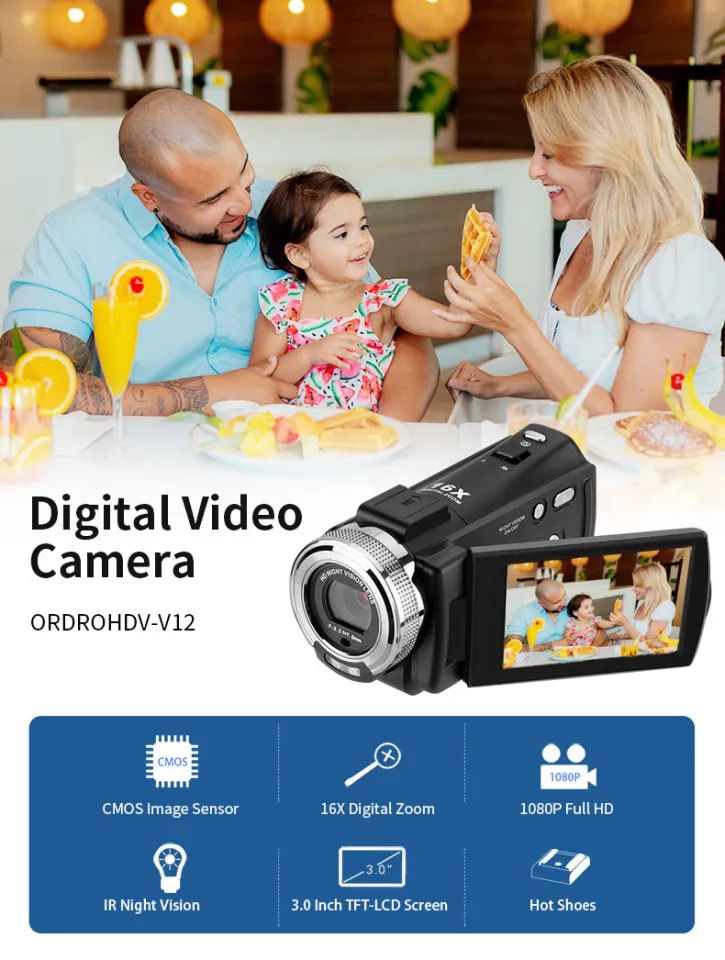 ordro hdv v12 camcorder