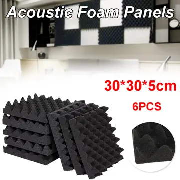 2.5 X 24 X 72 - Acoustic Foam White Egg Crate Panel Studio Soundproo