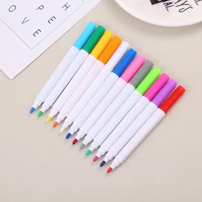 【Yohei】ชอล์กน้ําที่ลบได้ ปากกาไวท์บอร์ด ปากกาสีที่ละลายน้ำได้ เครื่องหมายปลอดฝุ่น  ​8 สี