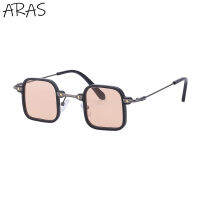 Fashion Punk Small Square Sunglasses Women Anti Blue Light Brand Designer Vintage Steampunk Sun Glasses Men Hip Hop Shade Female