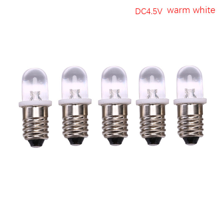 หลอดไฟเครื่องดนตรี-dc-3v-4-5v-หลอดไฟ-led-e10-amazing-boxe-5ชิ้นหลอดไฟฉายไฟให้สัญญาณ