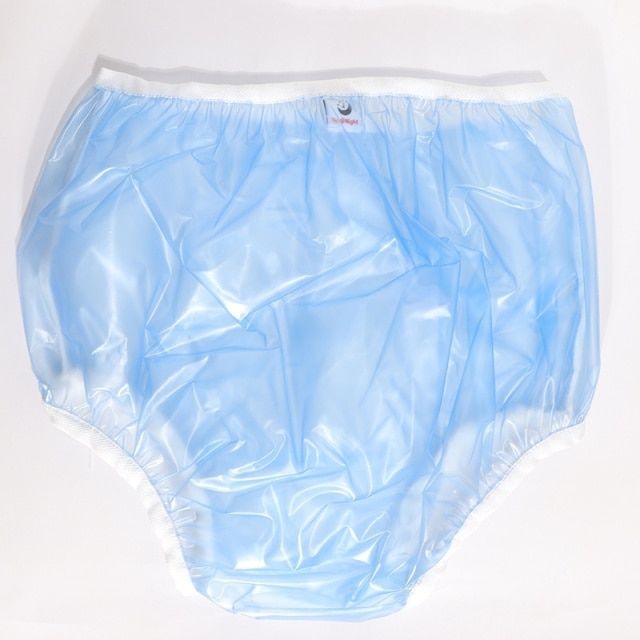 ABDL adult diapers blue incontinence panties PVC reusable adult baby ...