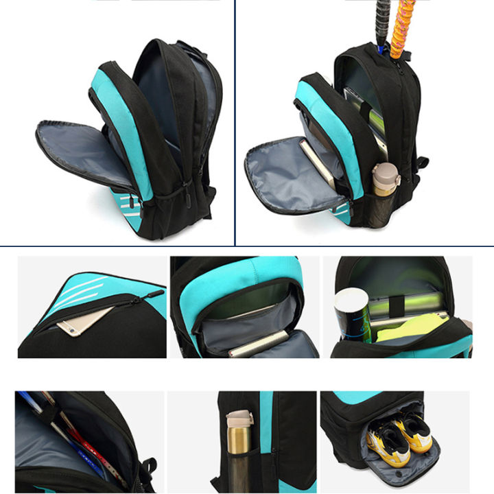 sport-badminton-tennis-racket-bag-gym-tennis-backpack-beach-squash-racquet-cover-duffle-bag-with-shoe-compartment-for-women-men