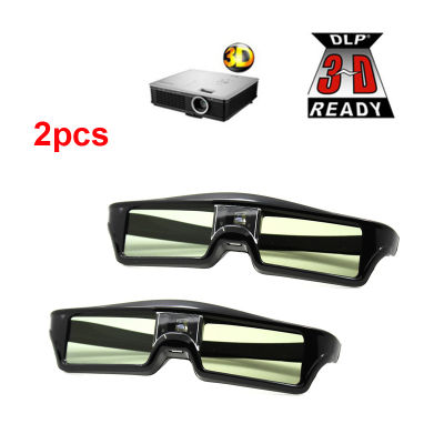 2pcs 3D Active Shutter Glasses DLP-LINK 3D glasses for Xgimi Z4XH1Z5 Optoma Sharp LG Acer H5360 Jmgo BenQ w1070 Projectors