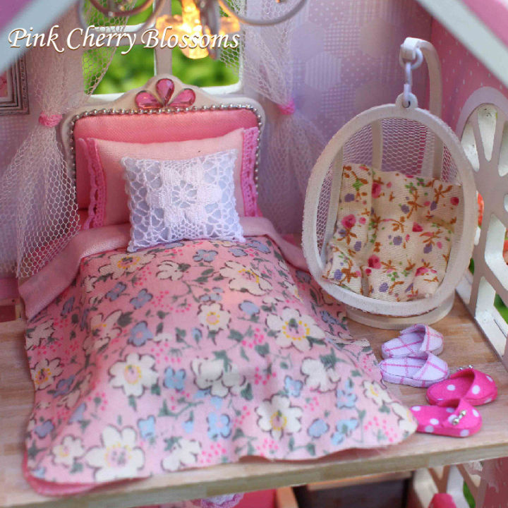 cutehome-บ้านตุ๊กตา-บ้านdiy-บ้านจำลอง-ห้องจำลอง-diy-house-ของใช้จิ๋ว-บ้านประกอบ-พลาสติกของจิ๋วชุดdiy-บ้านประกอบของเล่นแสง-diy-house-assembling-house-dollhouse-kit-m-001