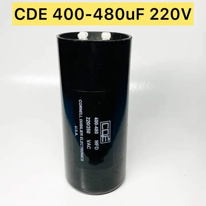 CDE 400480uF 220V Starting Capacitor Made in USA Lazada PH