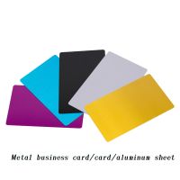 Laser Test Material Metal Card Business Card Aluminum Sheet 85x54mm For Laser Engraving Machine Test Marking