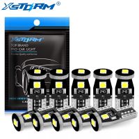 10Pcs T10 Led Canbus W5W Led Bulbs 168 194 Car Interior Lights Signal Lamp Dome Reading License Plate Light Auto 12V 6000K White