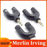 Merlin Irving Shop 3.5Mm Male Jack Type C To Headphone Microphone Converter Audio Adapter Headset Mic 2 Way Splitter