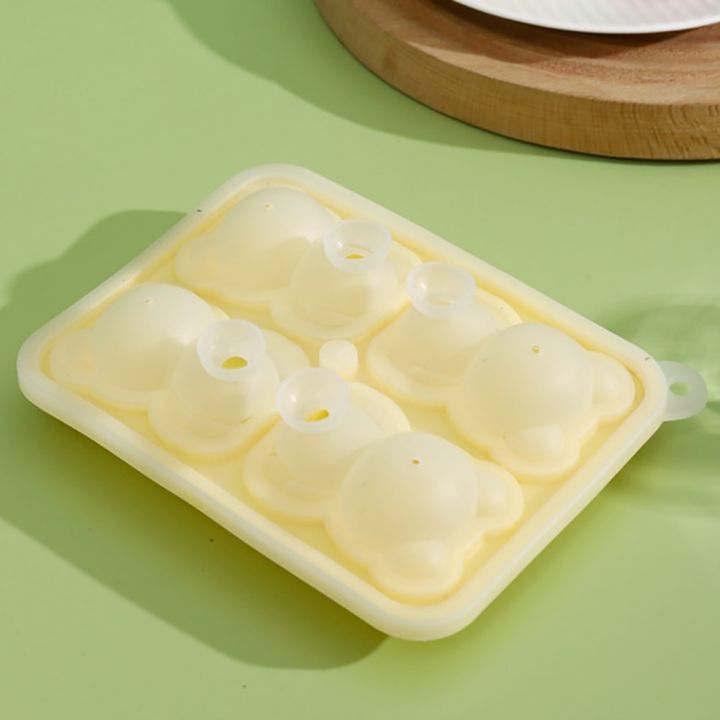 4-even-bear-mold-silicone-ice-lattice-household-kitchen-ice-cream-bar-ice-cream-frozen-ice-hockey-ice-box-ice-mold-ice-maker-ice-cream-moulds