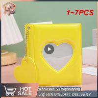 1 7PCS 3inch Solid Color photocard holder Korea kpop binder Photo Album 32 Pockets binder album Idol Star Chasing instax Collect