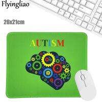 （A LOVABLE） Autistic Brain Fashion NordicMousepad For LaptopDesk MatWrist Rests Table MatDesk Accessories