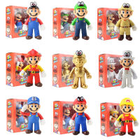 Super Mario Bros Luigi Yoshi Donkey Kong Wario ของเล่นแอคชั่น PVC หุ่นสะสมของเล่นโมเดลสำหรับของขวัญวันเกิดสำหรับเด็ก ef toy