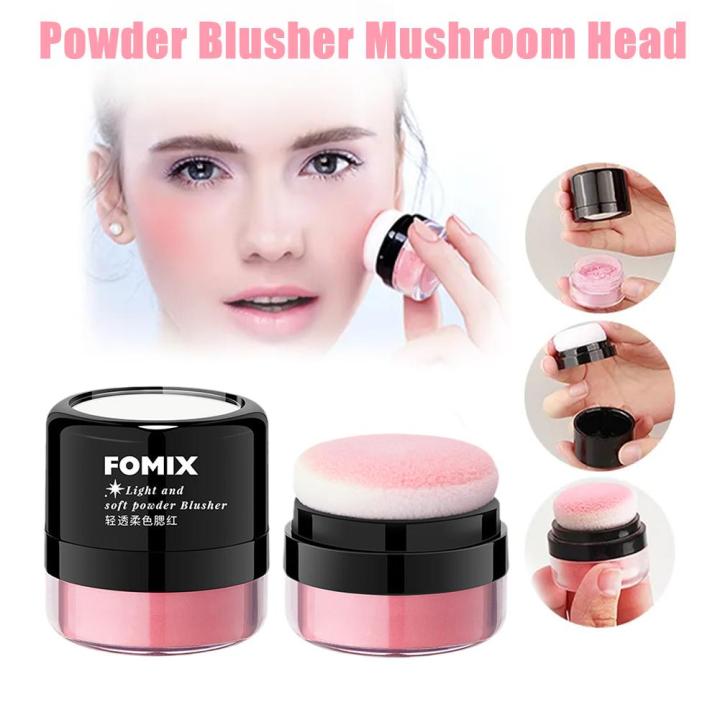 Soft Face Blusher Powder Mushroom Matte Air Cushion Natural Powder Highlighter Waterproof Rouge