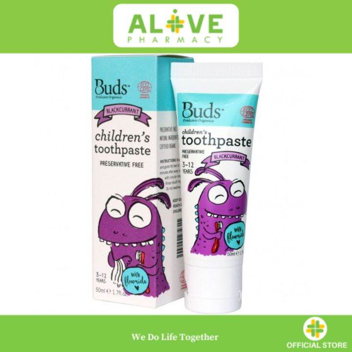 Buds OralCare Organics Children's Toothpaste With Fluoride