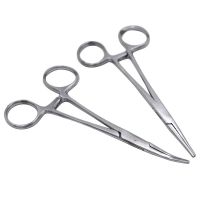 【YF】 14/16/18CM Curved Bent-nose/Straight Locking Elbow Scissors Pliers Hemostatic Forceps Clamp