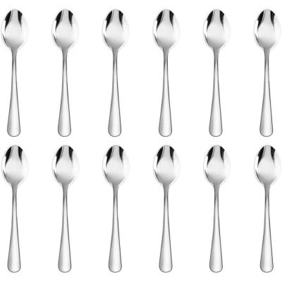 12/6/1 pcsLittle Coffee Spoons,4.04 Inches 410 Stainless Steel Mini Spoons for Demitasse Espresso Daily Use
