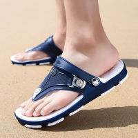 2023 Mens Flip Flops Beach Slippers Sandals Summer Casual For Men Flat Shoes Antiskid Slippers Shoes Sandalias Zapatos Hombre