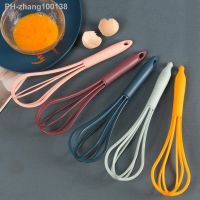 1Pcs Multifunctional Rotary Manual Egg Beater Mixer Mini Plastic Kitchen Egg Whisk Bake Tool Egg Agitator Silicone Whisk