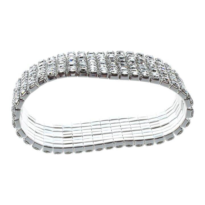 wedding-bridal-stretchy-8-row-rhinestone-bracelet-bangle-28-mm