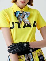 UTAA เสื้อยืดกลางแจ้งแขนสั้นสำหรับผู้หญิง,คุณภาพสูงพิมพ์ลายสกรีนเสื้อผ้าสำหรับกีฬากอล์ฟใหม่สำหรับฤดูร้อน